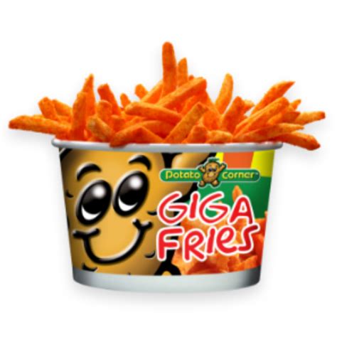 potato corner giga fries calories|Menu .